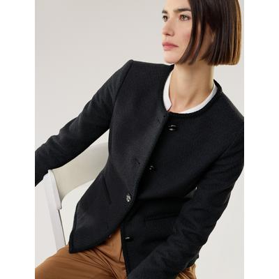 Walbusch Damen Baumwoll Boucleblazer Schwarz Image