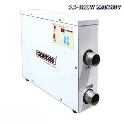Pool Heater Digital Display Constant Temperature Pool Heater Intelligent Temperature Control Hot Spring Pool Heater 5.5-18KW