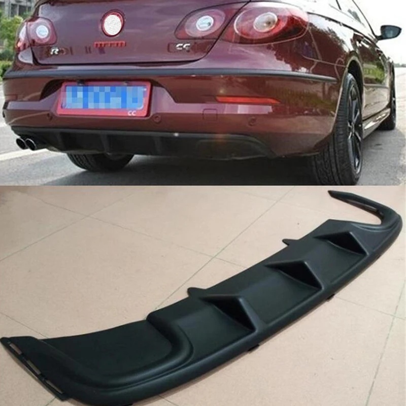 Für Volkswagen Passat CC/2009-2012 Jahr Hinten Diffusor Stoßstange Lip Splitter Spoiler Zubehör Körper Kit Image