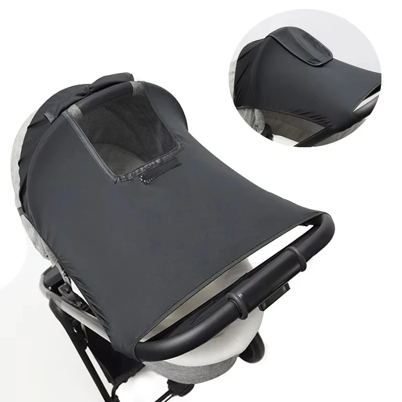 Universal Baby Kinderwagen Zubehör Sonnenschutz UV Schutz Sonnenschutz Wagen Baldachin Abdeckung für Kinderwagen Kleinkinder Auto Sitz Sonnenblende Image