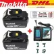 Batteria ricaricabile originale Makita 18V 6.0Ah al 100% per Makita 18V BL1830 BL1830B BL1840 BL1840B BL1850 BL1850B Utensili elettrici 