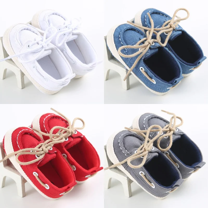 Babyshoes Frühling und Herbst Lässige Wanderschuhe 0-1 Jahre alte Babyschuhe Weiche Sohlen Babyschuhe Bohnenschuhe