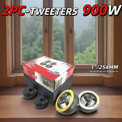 900W (2*450W) For Car Audio System High Efficiency Mini Dome Tweeters Speaker With Base 12V Loudspeaker Audio Auto Sound Speaker