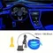 5m EL Wire Car Interior Ambient Lights Strip USB DIY Decorative Dash Board Console Auto LED Ambient Light Car Interior Lamps
