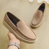 Sommer Neue Männer Casual Schuhe Atmungsaktive Wildleder Mann Loafer Slip auf Fahren Schuhe Luxus Marke Komfortable Business Schuhe Mokassins