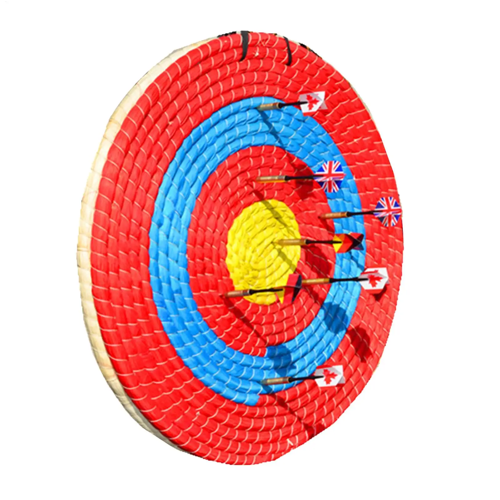 40 cm 1/2 strato 4 anelli bersaglio per tiro con l'arco in paglia bersaglio per arco fatto a mano arco freccia bersaglio per arco ricurvo arco lungo o arco composto