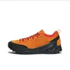 Hohe Qualität Mode Orange männer Wanderschuhe Luxus Echtes Leder Marke Turnschuhe Männer Nicht-slip Outdoor Trekking Turnschuhe mann