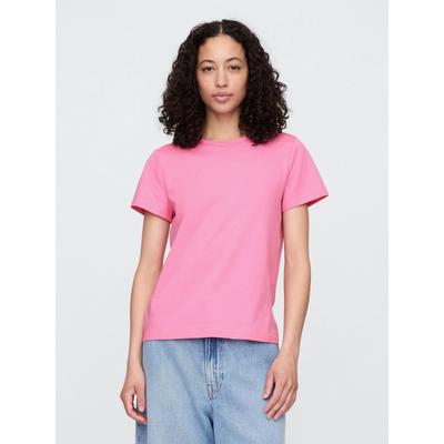 Gap Pink Crew Neck Favourite Cotton Short Sleeve T-Shirt