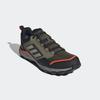 Trailrunningschuh ADIDAS TERREX "TRACEROCKER 2.0 GORE-TEX TRAILRUNNING", Gr. 43, grün (olive strata, ch solid grau, semi impact orange), Textil, sportlich, Schuhe, wasserdichte Trailrunningschuhe