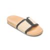 Sandale ROXY "Slippy Iv Country", Gr. 8(38), schwarz (schwarz, tan), Obermaterial: 100% Polyster PU, Futter: 100% Textil, Laufsohle: 100% EVA, Schuhe