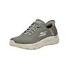 Sneaker SKECHERS "Skechers Sneaker Textil", Damen, Gr. 37, grün (olive), Textil, casual, Schuhe