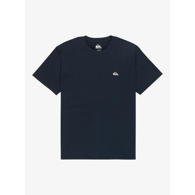 T-Shirt QUIKSILVER "BASIC SHORT SLEEVE TEE YOUNG MEN", Herren, Gr. XL, blau (navy blazer), Obermaterial: 100% Baumwolle, sportlich, Shirts