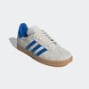 Sneaker ADIDAS ORIGINALS "GAZELLE", Gr. 47, aluminium, blau, gum 3, Leder, Synthetik, sportlich, Schuhe