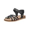 Riemchensandale MUSTANG SHOES "Mustang Shoes Sandalen Lederimitat", Damen, Gr. 38, schwarz, Lederimitat, casual, Schuhe