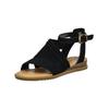 Schaftsandalette BLOWFISH "Blowfish Sandalen Lederimitat", Damen, Gr. 38, schwarz, Lederimitat, casual, Schuhe