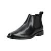 Stiefelette LLOYD "LLOYD Stiefelette Leder/Textil", Herren, Gr. 43, schwarz, Leder, Textil, casual, Schuhe