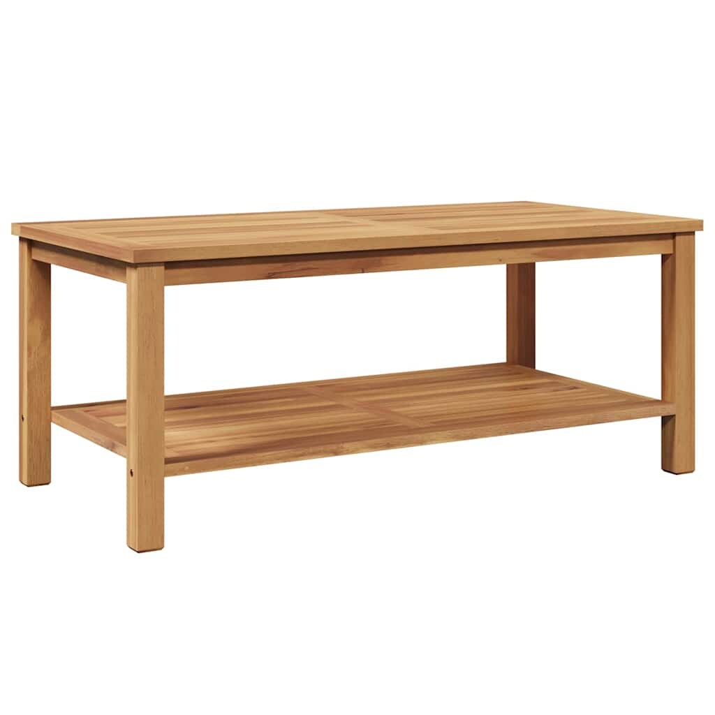 vidaXL Couchtisch Braun 110 x 55 x 45 cm Teak-Massivholz Image