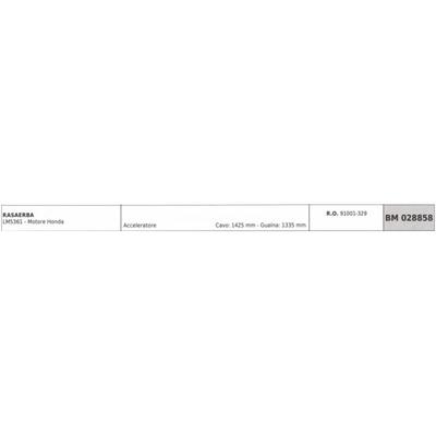 Rasenmäher LM5361 Gaszug - Honda Motor Kabel 1425mm Ummantelung 1335mm - Kaaz Image