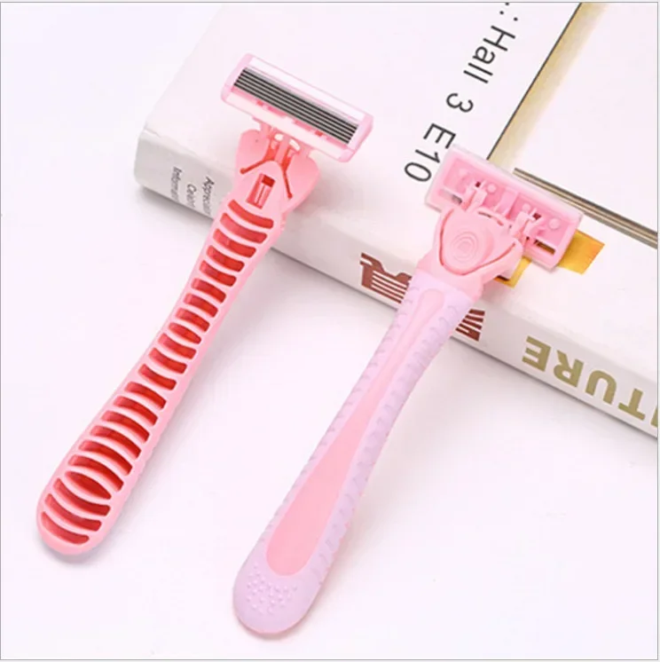 Rasierer für Frauen, 6-lagige Klinge, Beinhaar, Unterarm-Rasiermesser, 6-lagige Klingen, Rasierer, grenzüberschreitender Punkt, manueller Rasierer, Beinrasierer Image