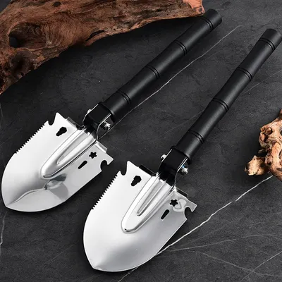 Camping Foldable Shovel Folding Garden Tool Stainless Steel Mini For Hoe Tools Farm Equipment Multifunctional Gardening Tactical
