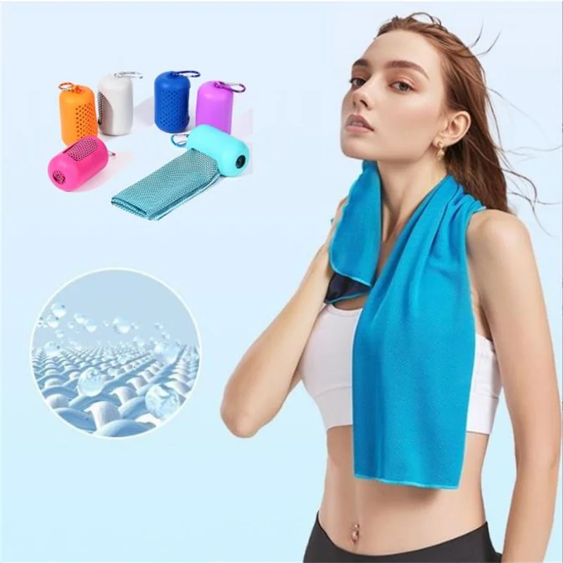 Mikrofaser-Handtuch, Sport, schnell trocknend, super saugfähig, Camping-Handtuch, superweich und leicht, für Fitnessstudio, Schwimmen, Yoga, Strand, Neu Image