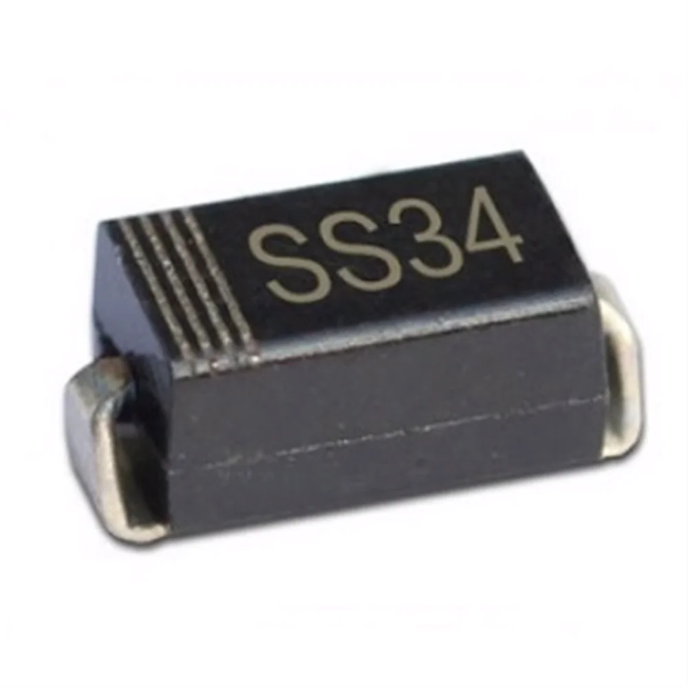 50PCS SS34 SMA DO-214AC IN5822/1N5822 3A 40V Patch Schottky diode 4MMX2,6MM Image