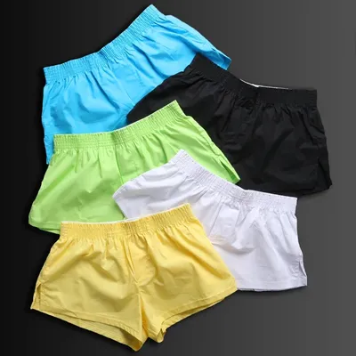 5 Stück Baumwoll-Herren-Slips, Herren-Boxershorts, lockere Maga-Hosen, dünne Baumwoll-Shorts, Sommer-Boxershorts in Übergröße Image