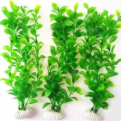 1/3 Pcs Artificial Grass Aquarium Ornament Plants Water Plant Plastic aquarium simulation plant For Fish Tank Underwater Plants