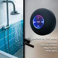 Altoparlante Bluetooth wireless portatile Luce a LED Altoparlante impermeabile IPX4 Bagno esterno Scatola audio stereo con grande ventosa