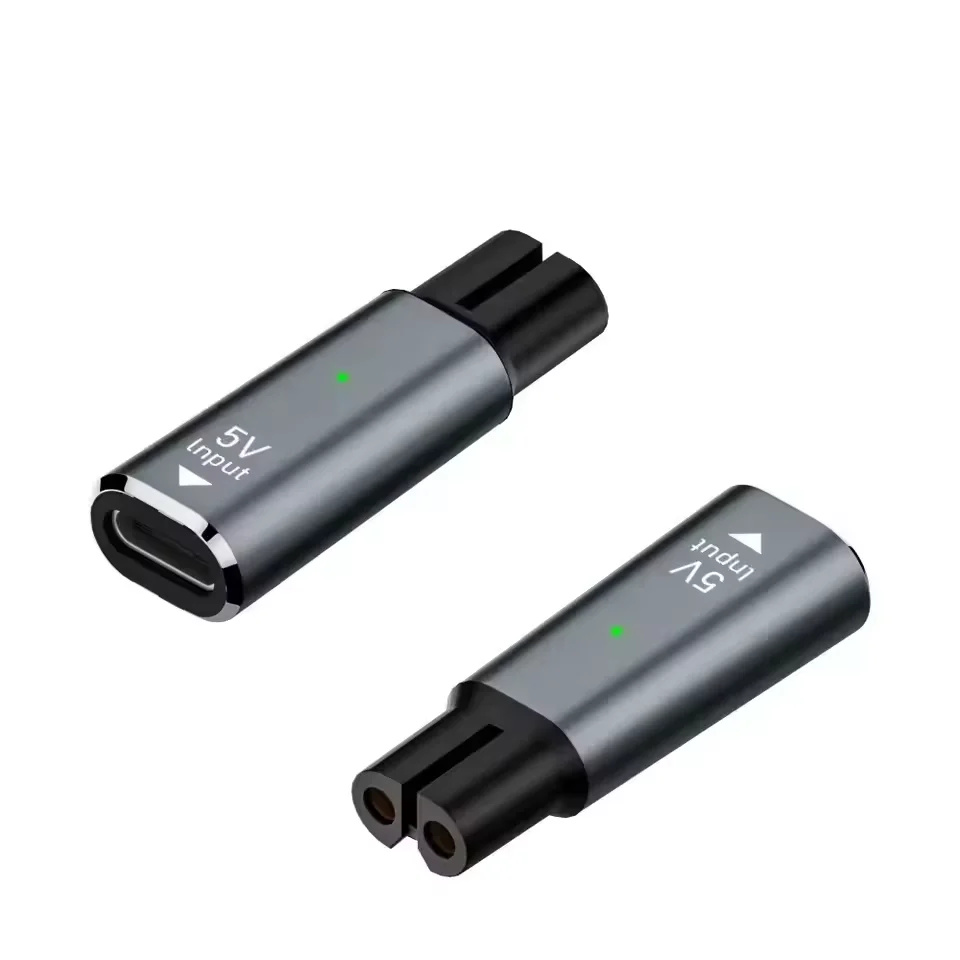 5V Typ-C Rasierer-Adapter, Ladegerät, Konverter, kompatibel mit Philips One Blade QP2724, QP2834, QP4530, QP1924, QP1324 Rasierer Image