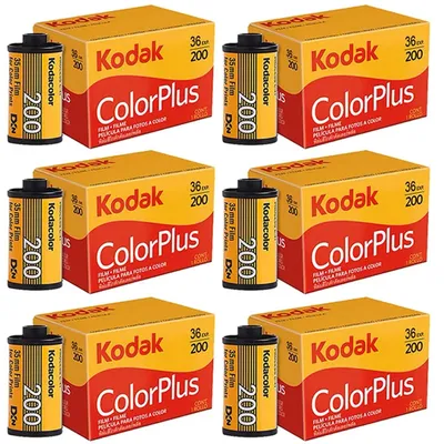 Kodak ColorPlus 200 35mm Color Films 1/2/3/4/5/10 Rolls 36 Exposures Per Roll For Kodak H35/H35N/M35/M38 Film Cameras 35mm Film
