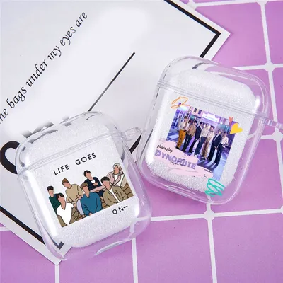 Mode Kpop Koreanische DYNAMITE Klare Kopfhörer Fall Für Apple Airpods 1/2 Pro Weiche Silikon Schutz Kopfhörer Abdeckung Zubehör Image