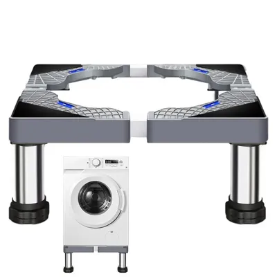Heavy Duty Washer Stand Universal Stainless Steel Washer Dryer Stand Washing Machine Riser Heavy Duty Laundry Pedestal