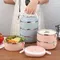 Stainless box Large capacity multi-layer food compartment Bento box Household compartment basket food box Portable box