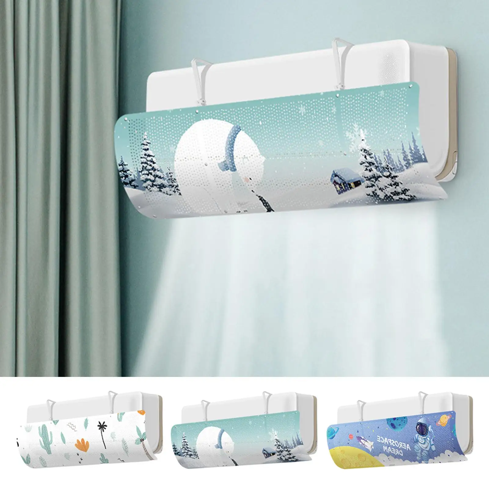 Klimaanlage, Schallwand, Raumklimaanlagen, Schallwand, Lüftungsabweiser, verstellbarer Luftabweiser, Auslass, Luftflügel, luftgekühlt Image