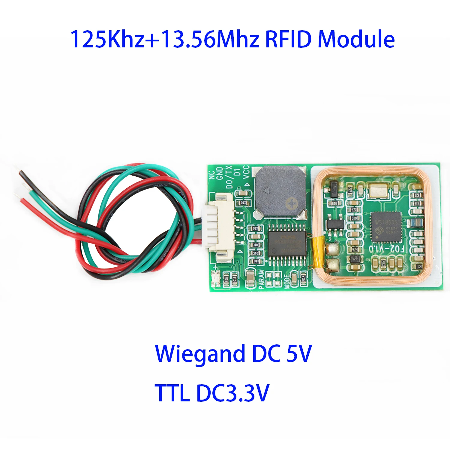 NFC RFID Modul S50 13,56 MHz + 125 kHz Wiegand oder UART TTL Ausgang Zugangskontrollsystem für DIY KIT Image