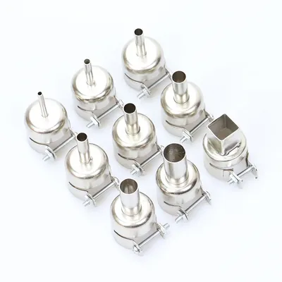 Universal Schweißen Düsen Für 850 852D 898 8018 Löten Station Hot Air Gun Schweißen Düse 3mm 4mm 5mm 6mm 7mm 8mm 10mm 12mm