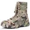 Camouflage Leinwand Kampf Taktische Stiefel Männer Frauen Outdoor Wandern Trekking Schuhe Sommer High Top Training Arbeit Schuhe 36-47 größe