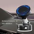 Supporto per telefono cellulare con tazza magnetica bifacciale sottovuoto multifunzionale Supporto per auto universale girevole portatile pieghevole retrattile
