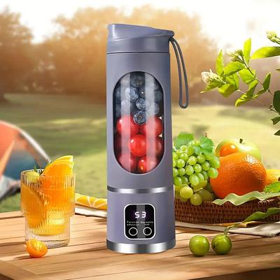 Home Crushed Ice Juicer USB Rechargeable Portable Juicer Outdoor Walking Cup 12 Knife