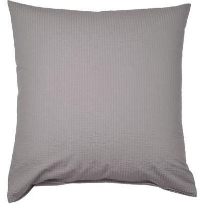 Kissenbezug JANINE "PIANO 0125", grau (titan), B:40cm L:40cm, Mako-Soft-Seersucker, Obermaterial: 100% Baumwolle, Kissenbezüge, mit Reißverschluss, Soft-Seersucker, passend zur Bettwäsche Image