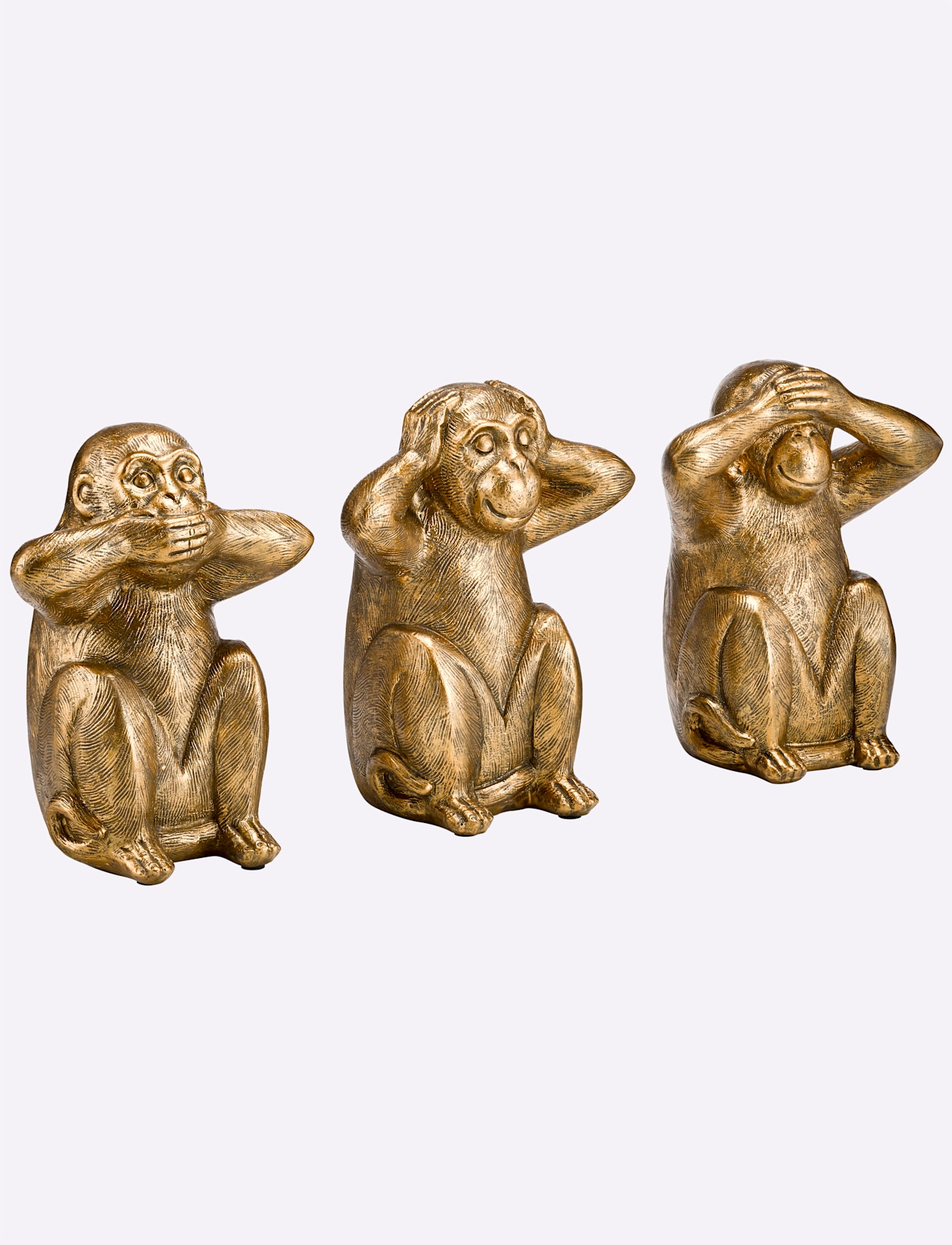 Dekofigur, gold (goldfarben), B:18cm H:23cm T:14,5cm, Dekofiguren Image