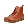Schnürstiefelette ANDREA CONTI "Andrea Conti Stiefelette Leder", Damen, Gr. 39, braun (kastanie), Leder, casual, Schuhe