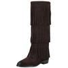 Bikerboots STEVE MADDEN "STEVE MADDEN Stiefel Veloursleder", Damen, Gr. 39, braun, Veloursleder, casual, Schuhe