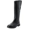 Weitschaftstiefel SHEEGO, Damen, Gr. 39, schwarz, Leder, Schuhe