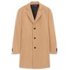 Kurzmantel BUGATTI "Modern Fit", Herren, Gr. 54, beige (70, beige), 100% Kaschmir, unifarben, elegant, normal, Langarm normaler Saum, Mäntel, aus Kaschmir mit Knopfleiste