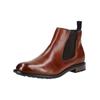 Stiefelette BUGATTI "bugatti Stiefelette Leder/Textil", Herren, Gr. 42, braun (cognac), Leder, Textil, casual, Schuhe