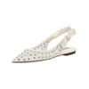 Ballerina STEVE MADDEN "STEVE MADDEN Ballerinas Textil", Damen, Gr. 40, weiß (ivory), Textil, casual, Schuhe