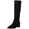 Stiefel HÖGL "Högl Stiefel Veloursleder", Damen, Gr. 41, schwarz, Veloursleder, casual, Schuhe