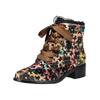 Schnürstiefelette LAURA VITA "LAURA VITA Stiefelette Textil", Damen, Gr. 36, braun (camel), Textil, casual, Schuhe